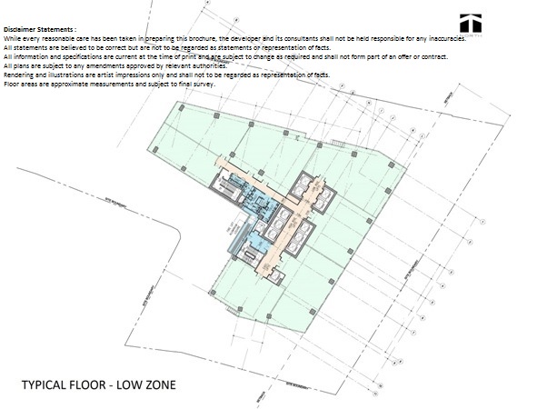 Floor Plan Low Zone Altira Office Tower